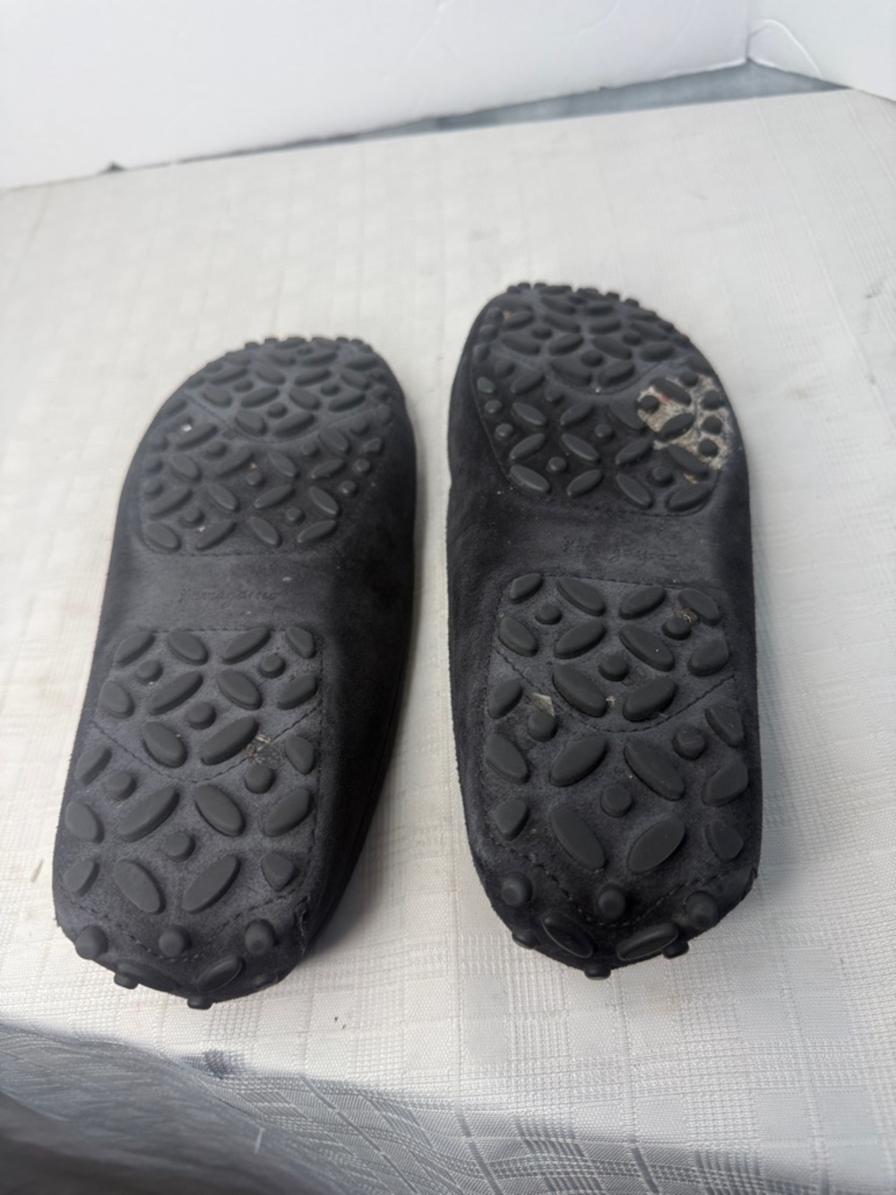 Salvatore Ferragamo Black Suede Gancini Loafers - Picture 7 of 8